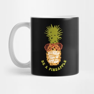 In A Room Full Of Apples, Be A Pineapple Mug